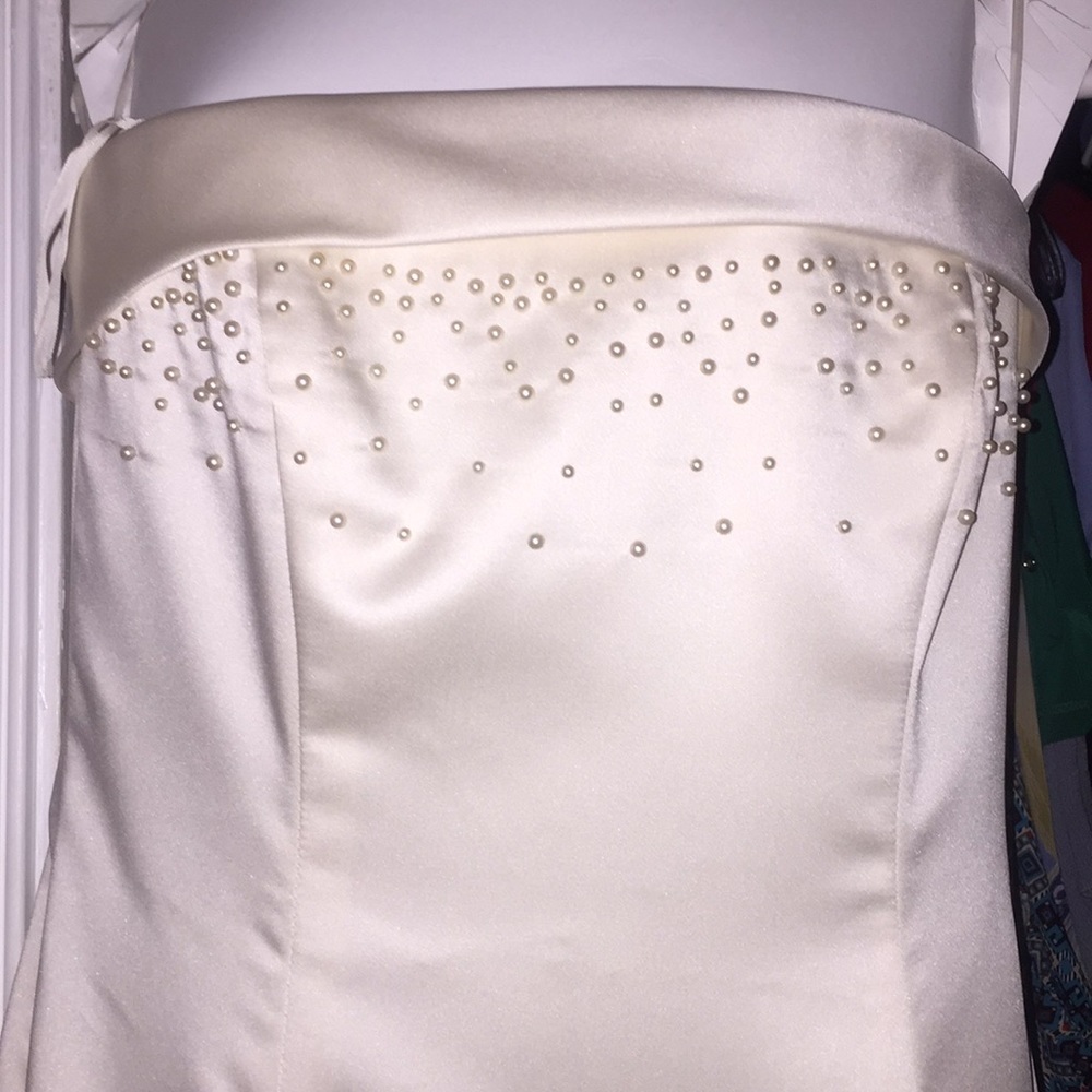 Ivory colored Anne Stanley gown